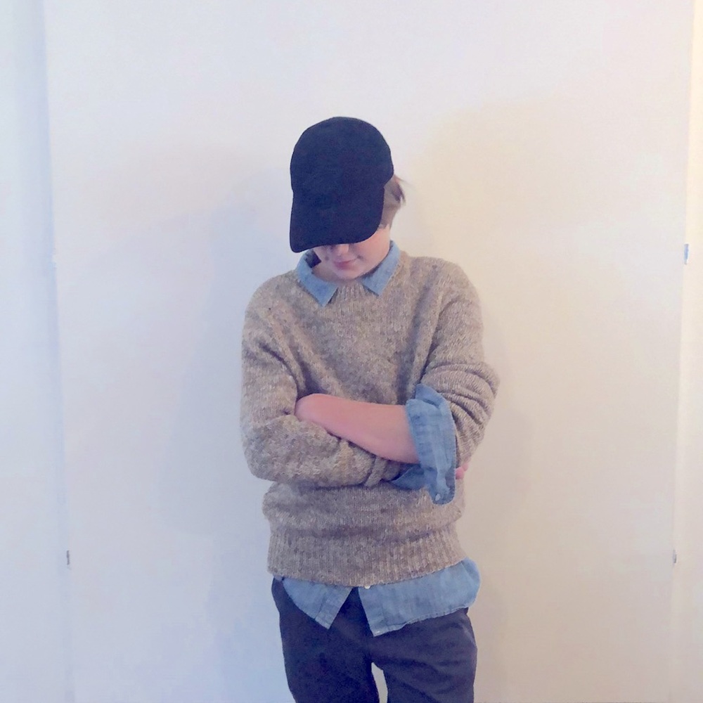 Vintage mens sm,boyfriends grunge itchy wool sweater
